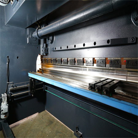 Mini máquina de dobra de chapa de metal de 125 toneladas, prensa dobradeira hidráulica segmentada