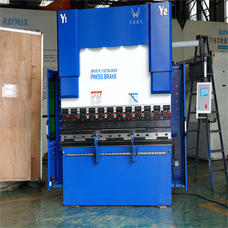 Máquina de dobrar chapa de aço de metal de 63 toneladas WC67Y/K NC Prensa hidráulica para trabalho em metal