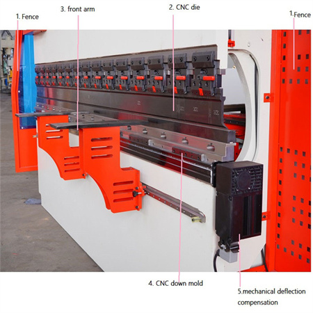 Máquina de dobra de chapa hidráulica CNC dobradeira de chapa de metal
