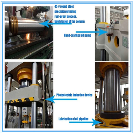 Máquina de prensa de estampagem de metal hidráulica horizontal 160T