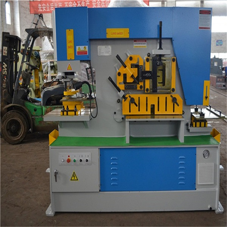 APEC CNC Ferragem Hidráulica amplamente utilizada, máquina de perfuração e cisalhamento máquina de corte de haste de aço hidráulica