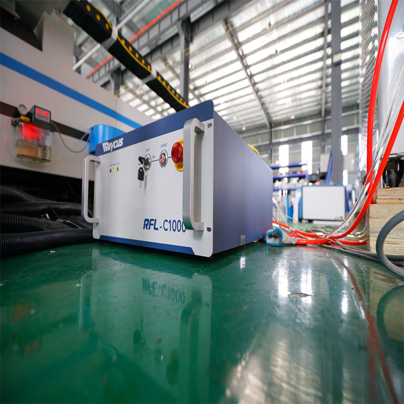 Máquina de corte a laser de fibra de chapas e tubos de metal com dispositivo rotativo