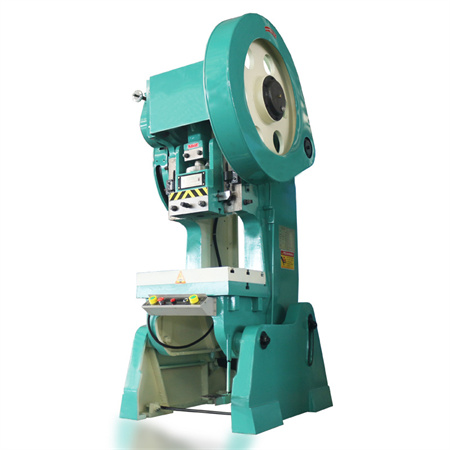 J23-10 máquina de perfuração excêntrica inclinável traseira aberta/máquina de prensa de punção mecânica de metal de eixo
