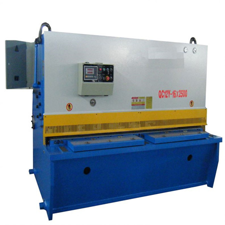 Estabilidade e padrão industrial série QC11Y guilhotina hidráulica máquina de cisalhamento CNC, máquina de cisalhamento