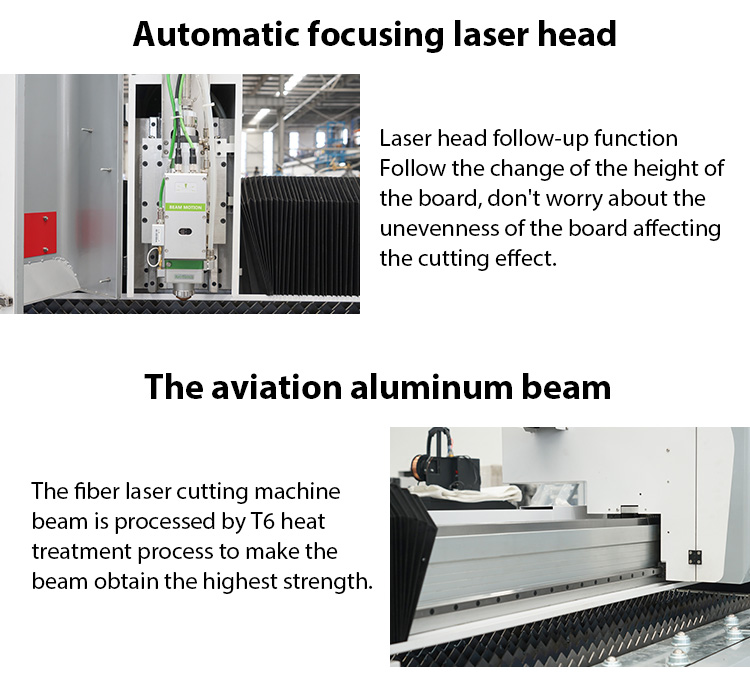 Máquina de corte a laser de fibra de cortador de tubo de tubo e folha de uso duplo CNC para metal