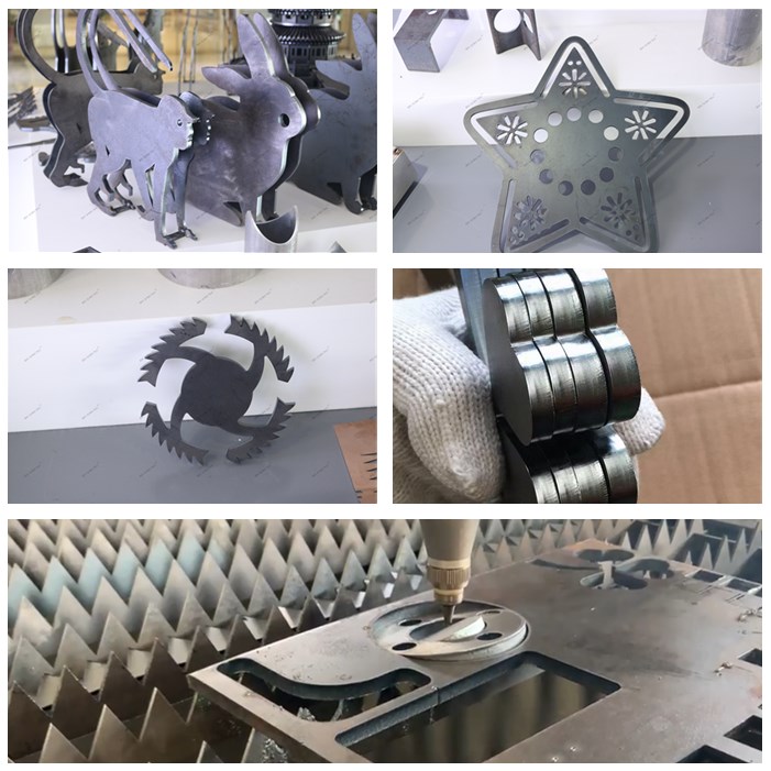 Máquina de corte a laser de fibra CNC 1000w 2000w para corte de tubo de aço de metal de alumínio