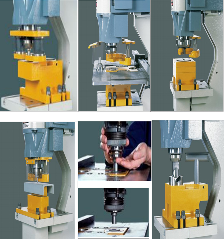 Máquina Hidráulica de Metalurgia de Corte de Metal para Corte de Perfuração Corte Entalhe