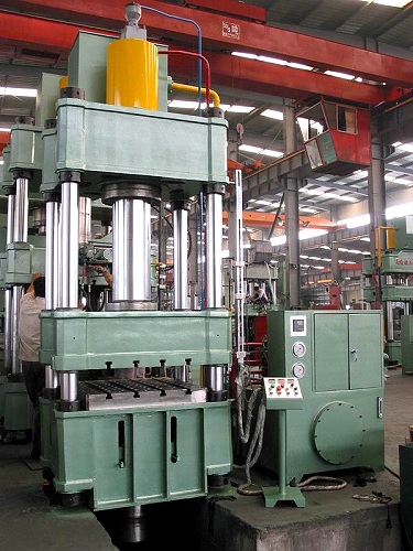 Máquina de perfuração de metal estampagem profunda 100 toneladas máquina de prensa hidráulica de quatro colunas