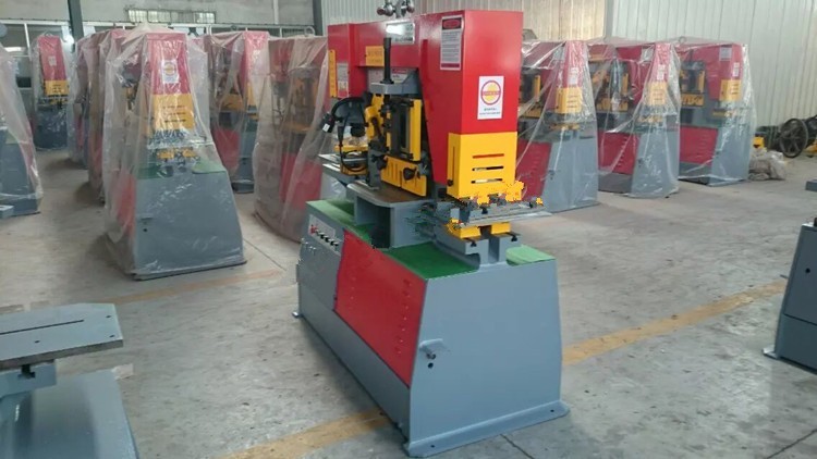Máquina de corte e perfuração combinada de ferro hidráulico multifuncional série Q35y